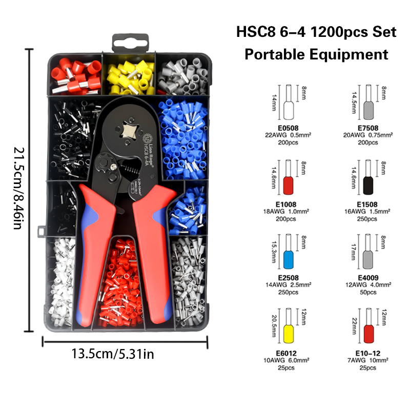 HSC8 6-4 Ferrule Crimping Tool - đánh giá và giá Automatic Wire Stripper Cutter
