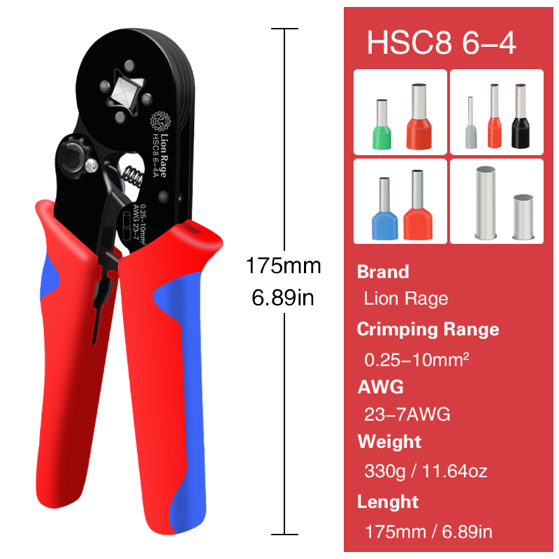 HSC8 6-4 Ferrule Crimping Tool - đánh giá và giá Automatic Wire Stripper Cutter