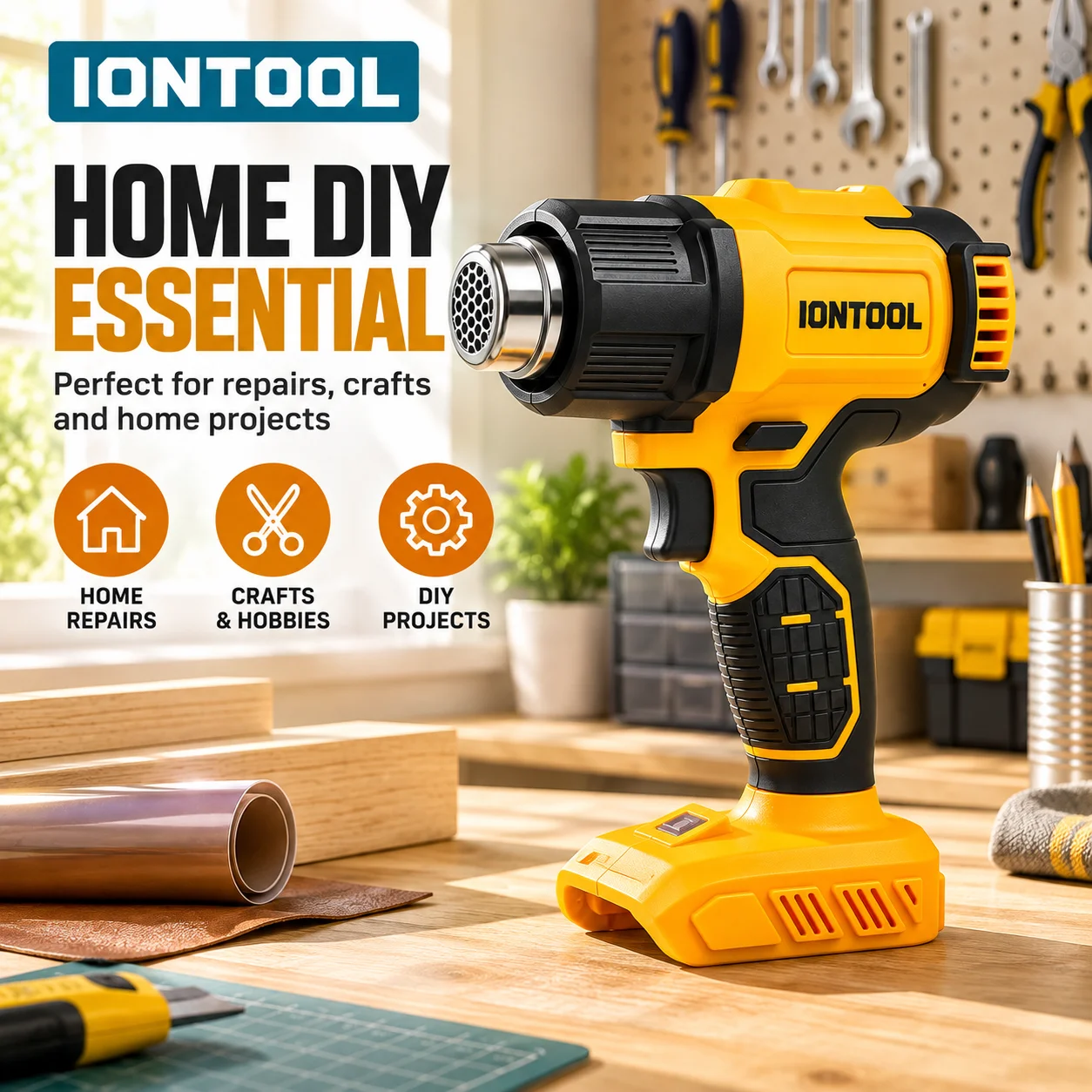 IONTOOL Yellow Cordless Heat G - đánh giá và giá Cordless Heat Gun For Shrink Tubing