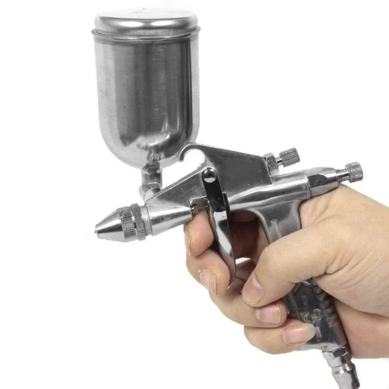150ml Mini Air Paint Spray Gun - đánh giá và giá Airbrush Kit With Mini Compressor